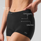 Sheer Glow Boyshort — Black
