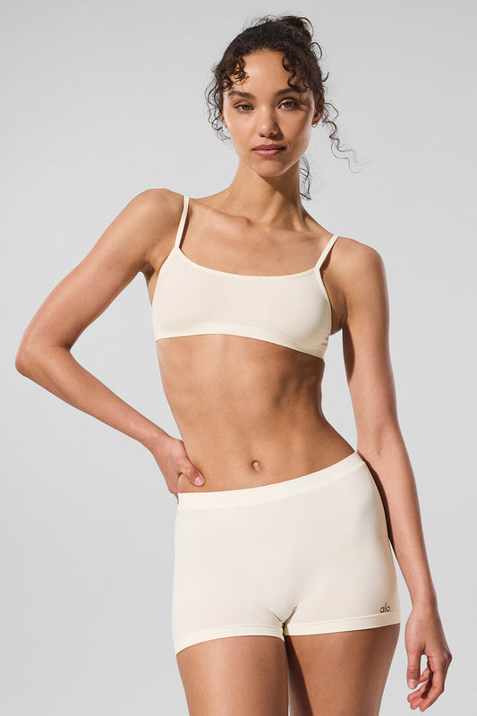Sheer Glow Boyshort — Ivory
