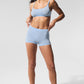 Sheer Glow Boyshort — Seashell Blue
