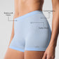Sheer Glow Boyshort — Seashell Blue