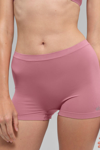 Sheer Glow Boyshort — Pink Wild Rose