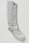 Unisex Washed Scrunch Sock — Hazy Grey Wash