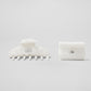 Effortless Claw Clip (2 — Pack) — White Pearl