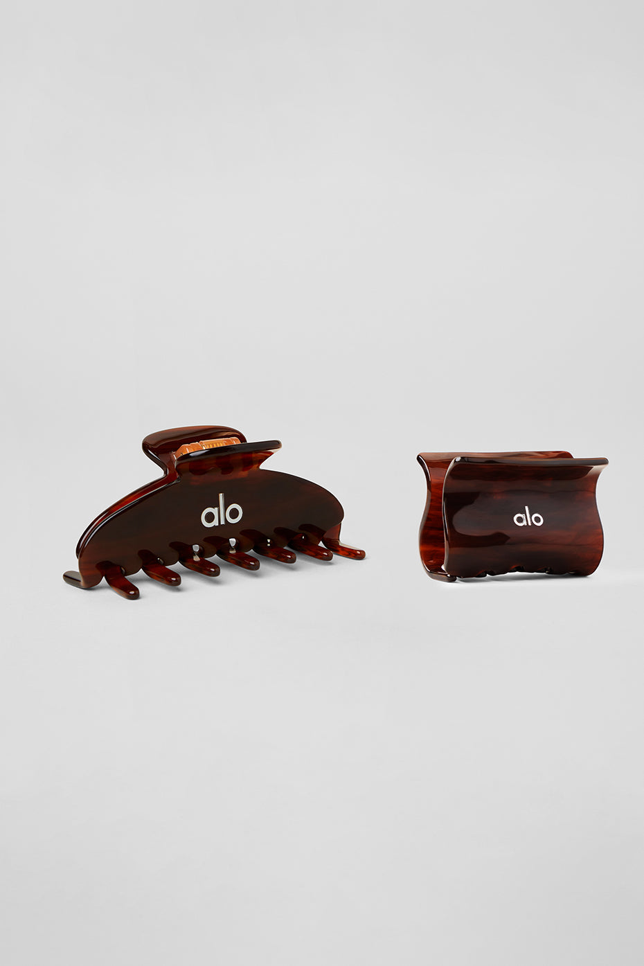 Effortless Claw Clip (2 — Pack) — Brown Tortoise