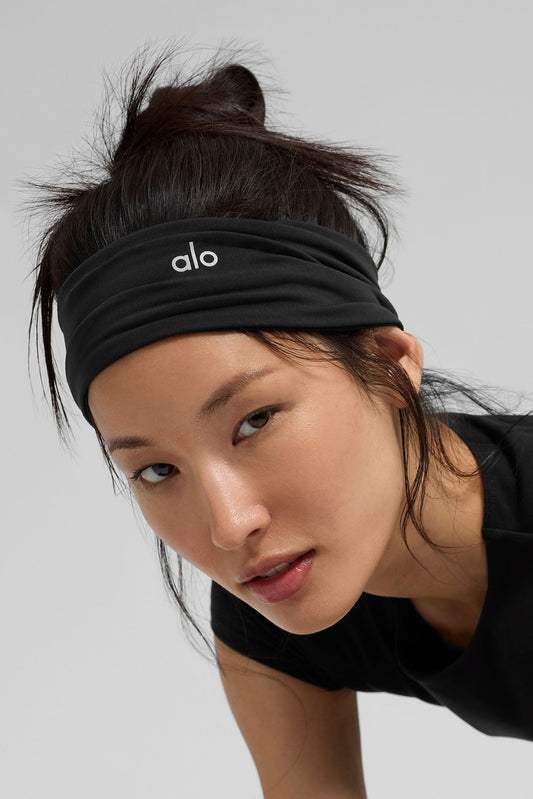 SculptSoft Wide Headband — Black