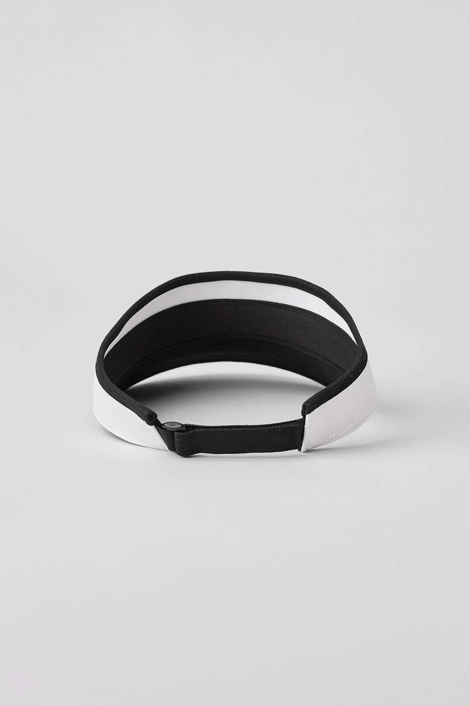Colorblock Visor — Black/White