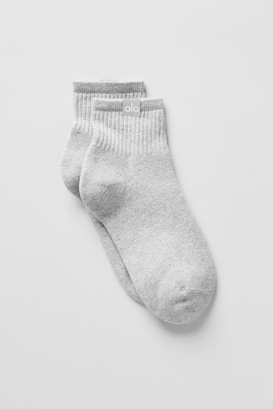 Quarter Crew Street Sock — Athletic Heather Grey