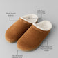 Recovery Slipper — Saddle/Ivory