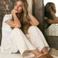 Recovery Slipper — Saddle/Ivory