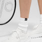 Unisex Half — Crew Scrunch Sock — White