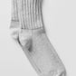 Unisex Half — Crew Scrunch Sock — Athletic Heather Grey