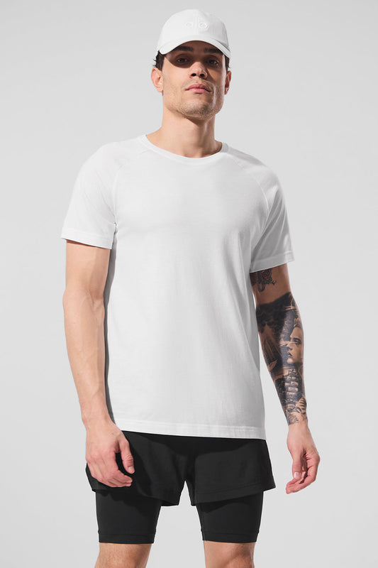 Triumph Raglan Tee — White