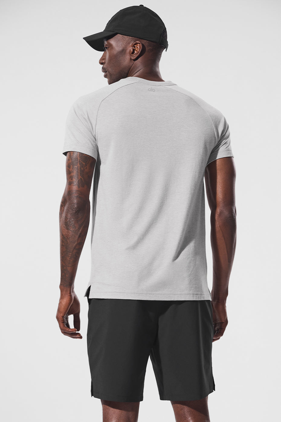 Triumph Raglan Tee — Athletic Heather Grey