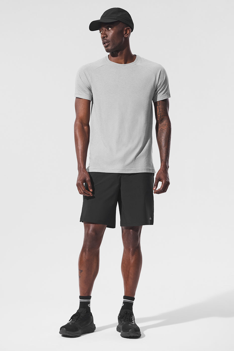Triumph Raglan Tee — Athletic Heather Grey