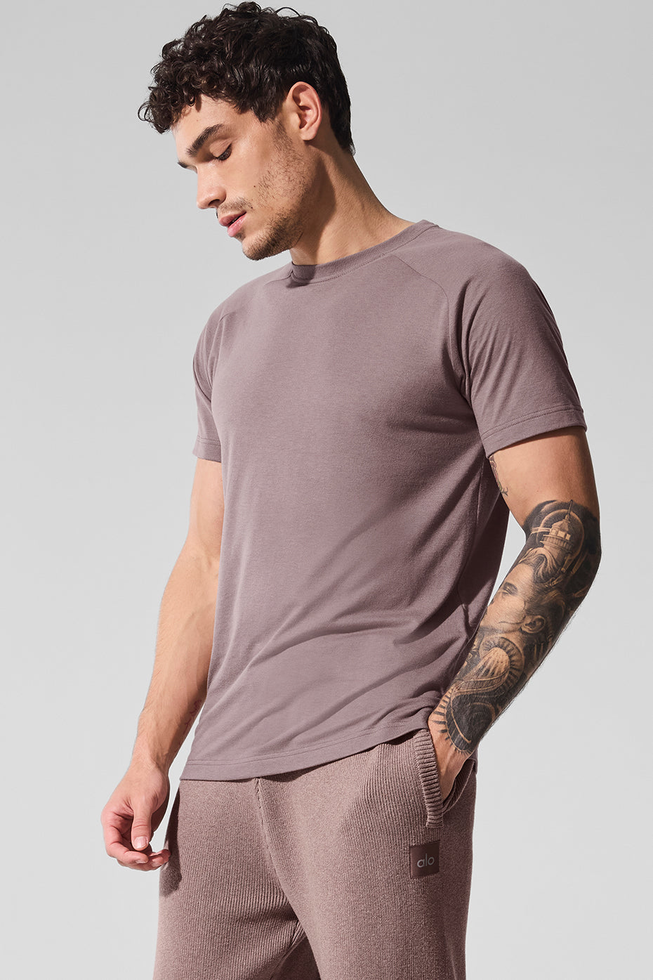 Triumph Raglan Tee — Mushroom