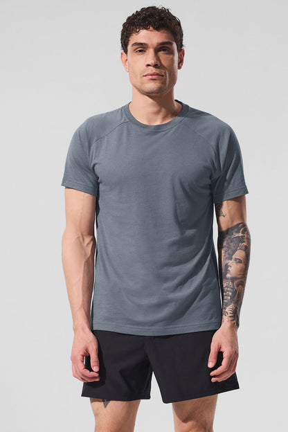 Triumph Raglan Tee — Steel Grey