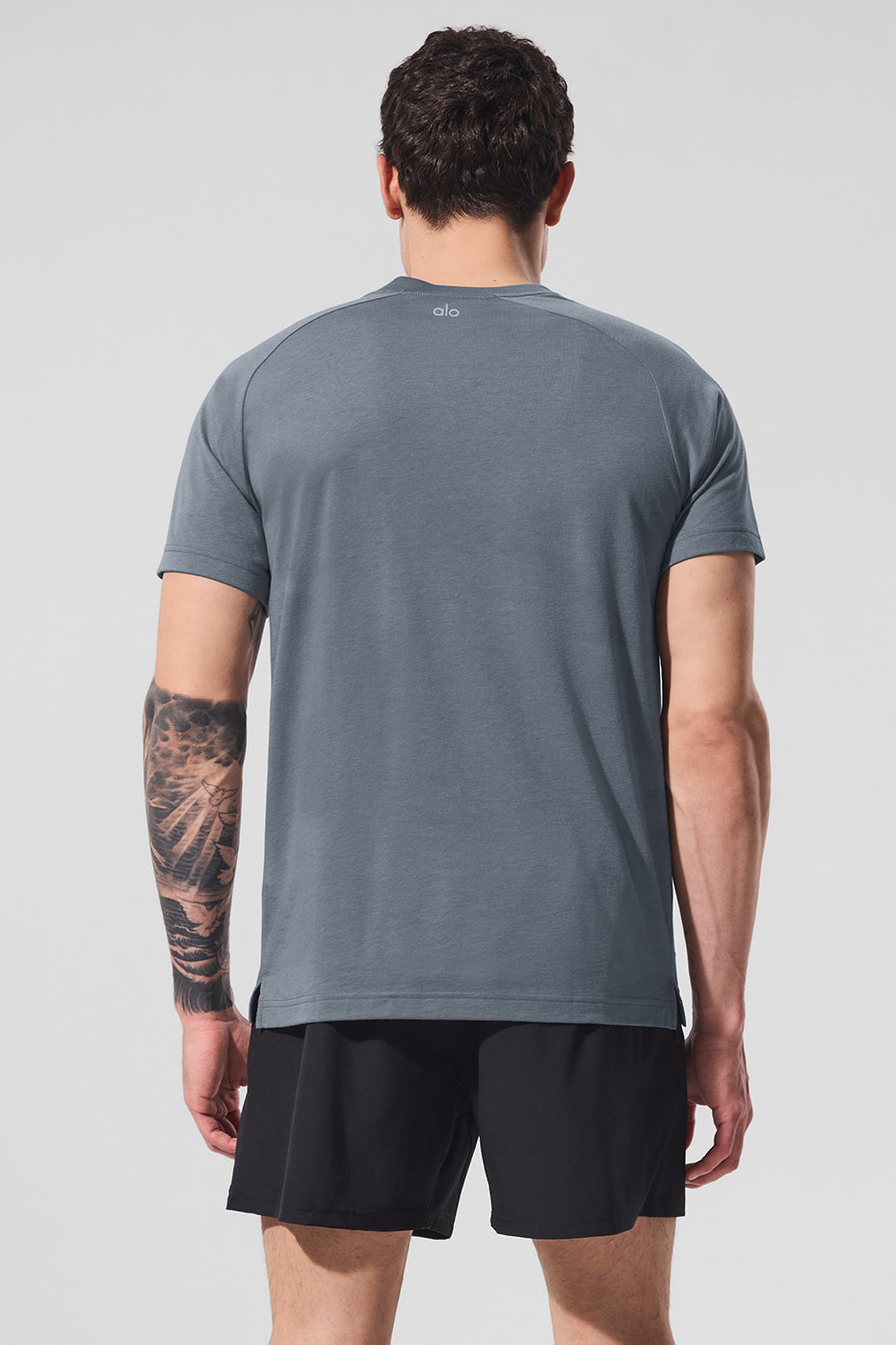 Triumph Raglan Tee — Steel Grey
