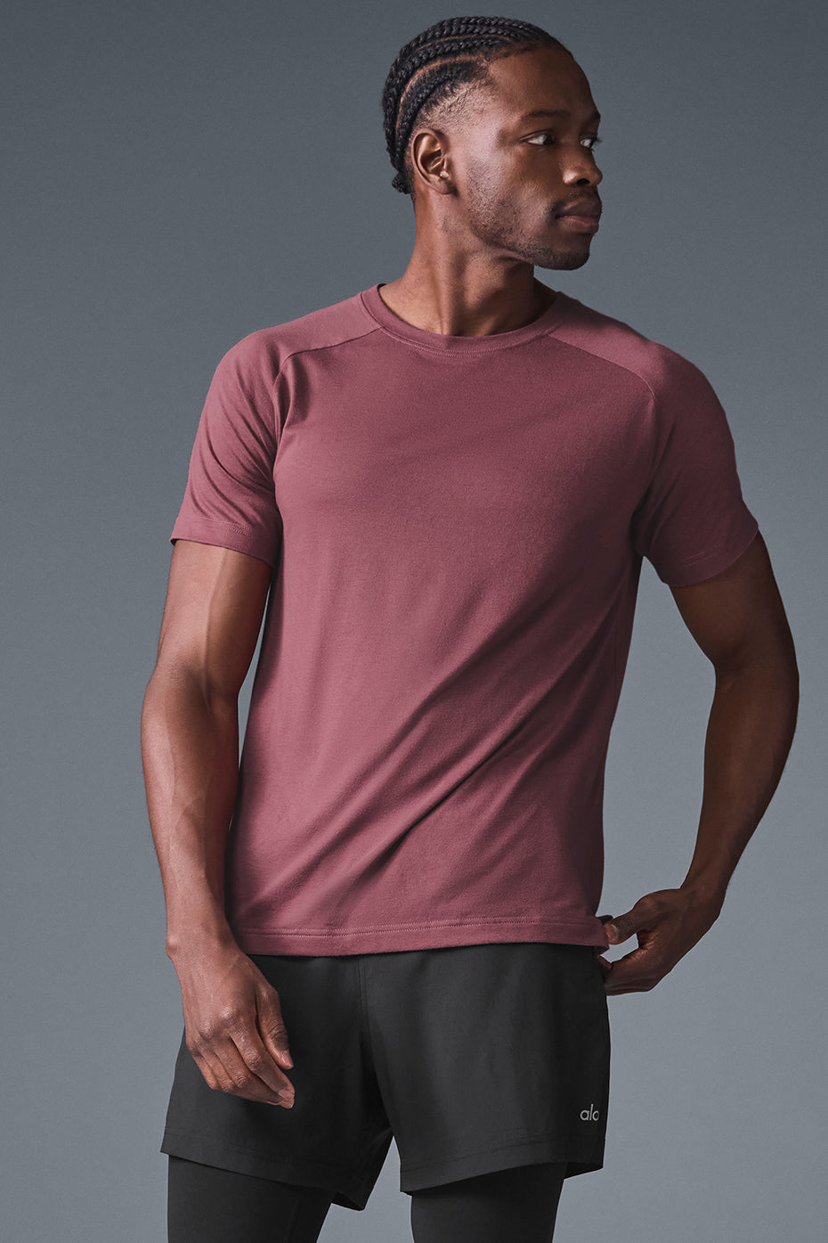 Triumph Raglan Tee — Burgundy Truffle