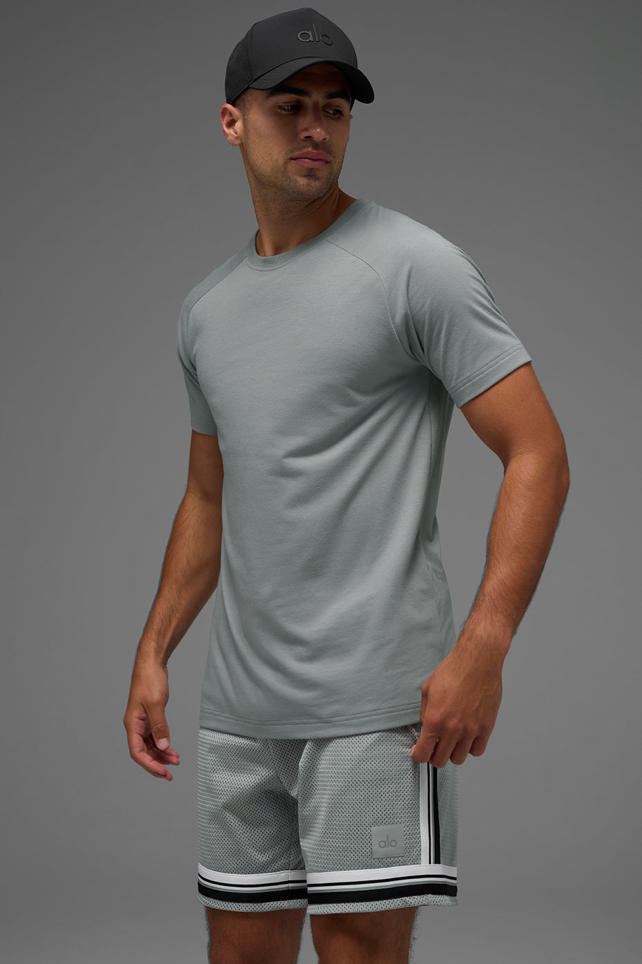 Triumph Raglan Tee — Lunar Grey