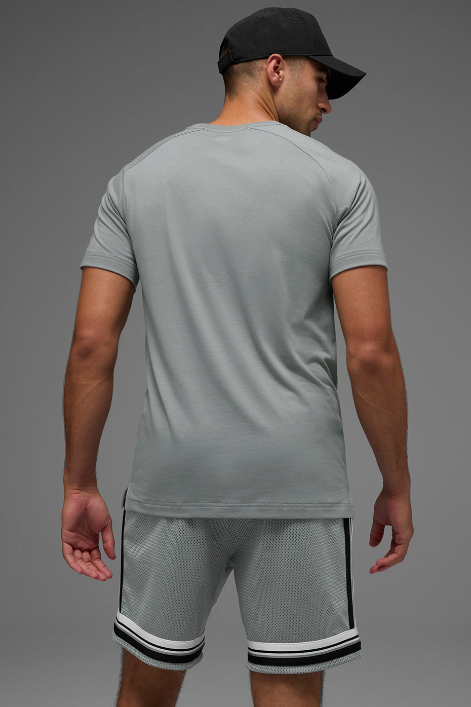 Triumph Raglan Tee — Lunar Grey