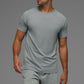 Triumph Raglan Tee — Lunar Grey
