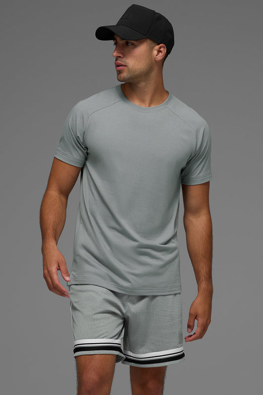 Triumph Raglan Tee — Lunar Grey