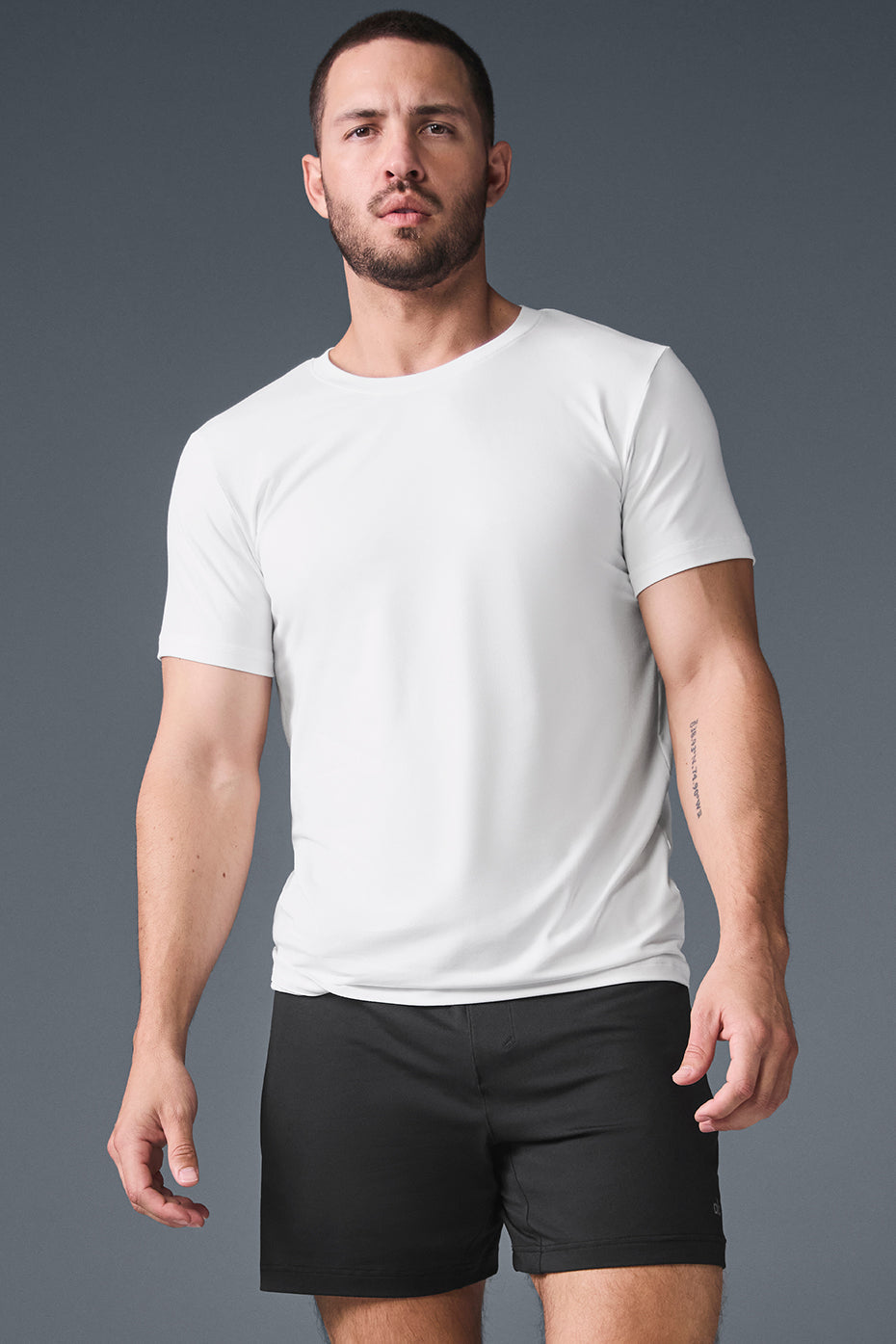 Conquer Reform Crewneck Shorts‑Sleeve — White