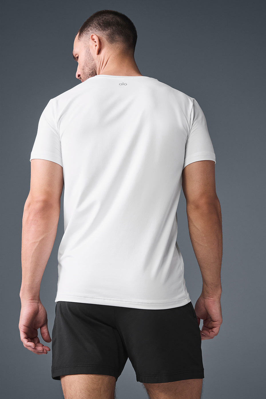 Conquer Reform Crewneck Shorts‑Sleeve — White
