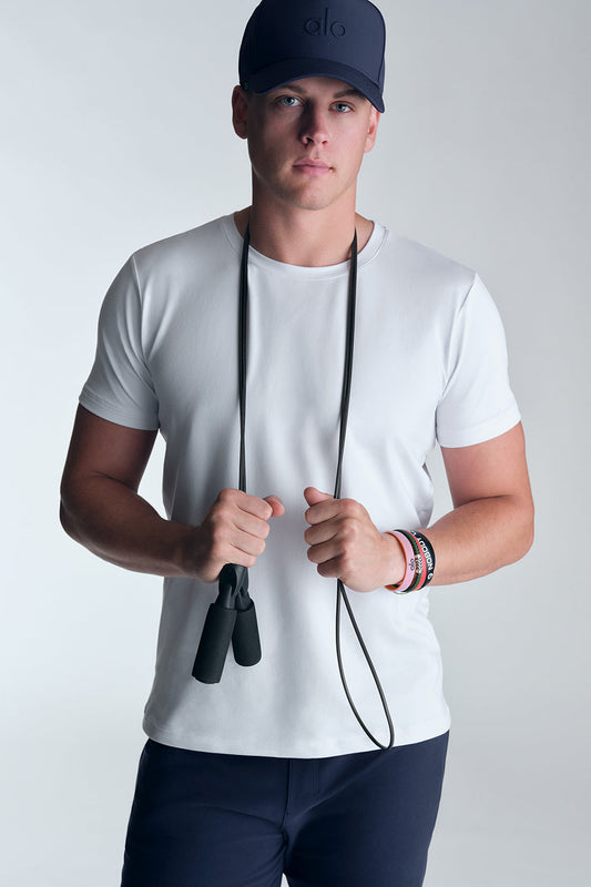 Conquer Reform Crewneck Shorts‑Sleeve — White