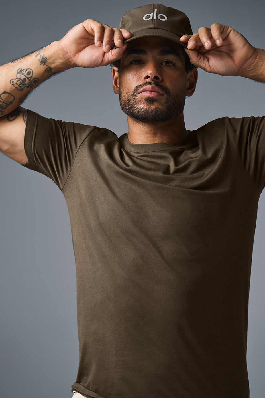 Conquer Reform Crewneck Shorts‑Sleeve — Espresso