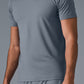 Conquer Reform Crewneck Shorts‑Sleeve — Steel Grey