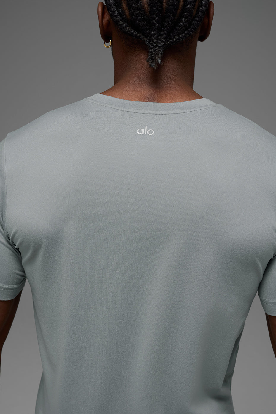 Conquer Reform Crewneck Shorts‑Sleeve — Lunar Grey