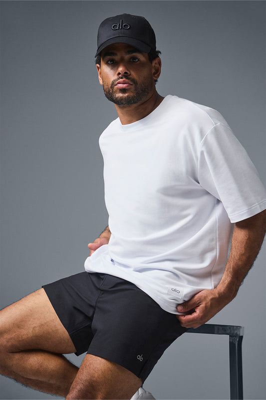 Double Take Shorts‑Sleeve — White