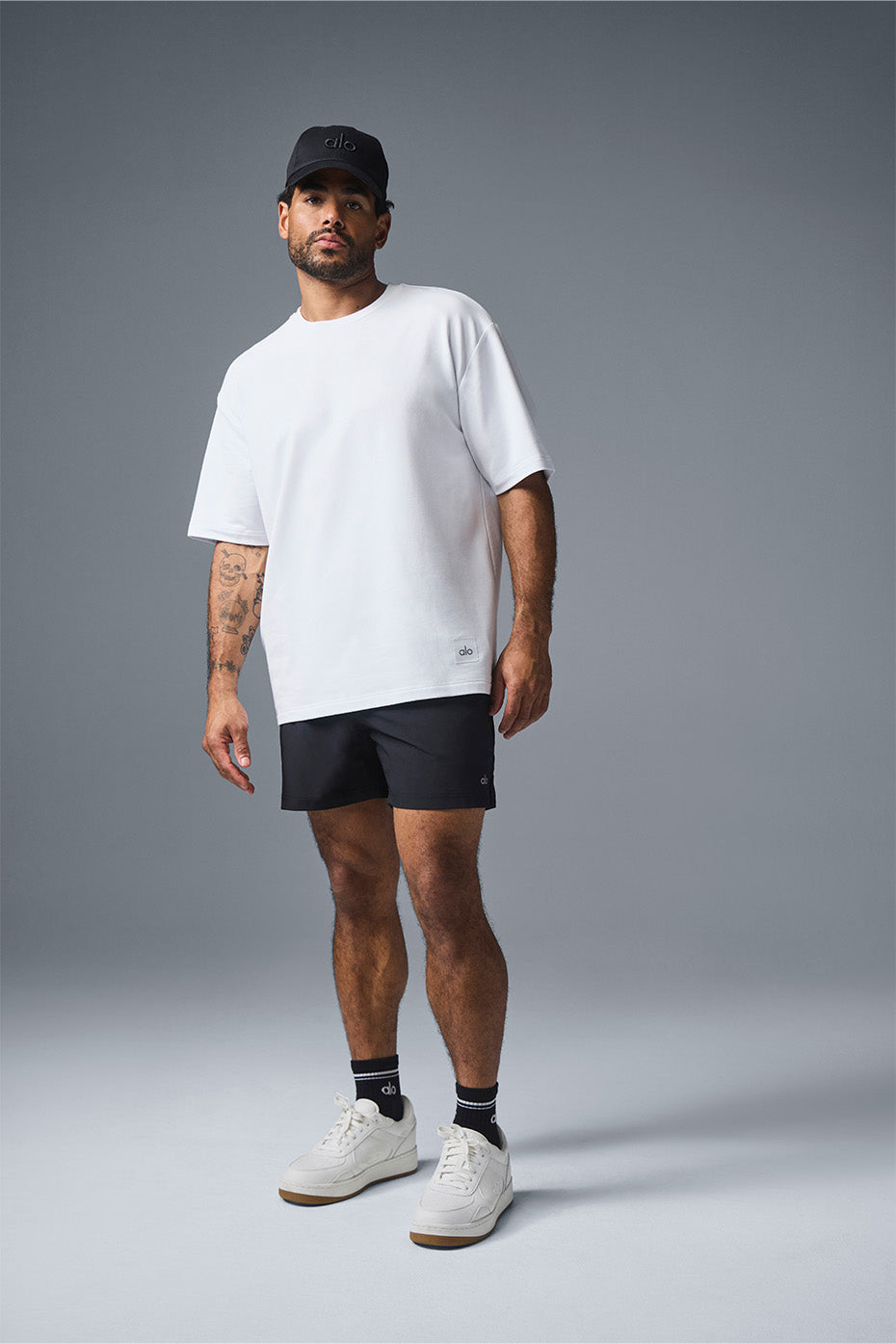Double Take Shorts‑Sleeve — White