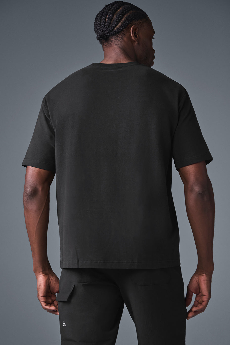 Double Take Shorts‑Sleeve — Black