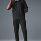 Double Take Shorts‑Sleeve — Black