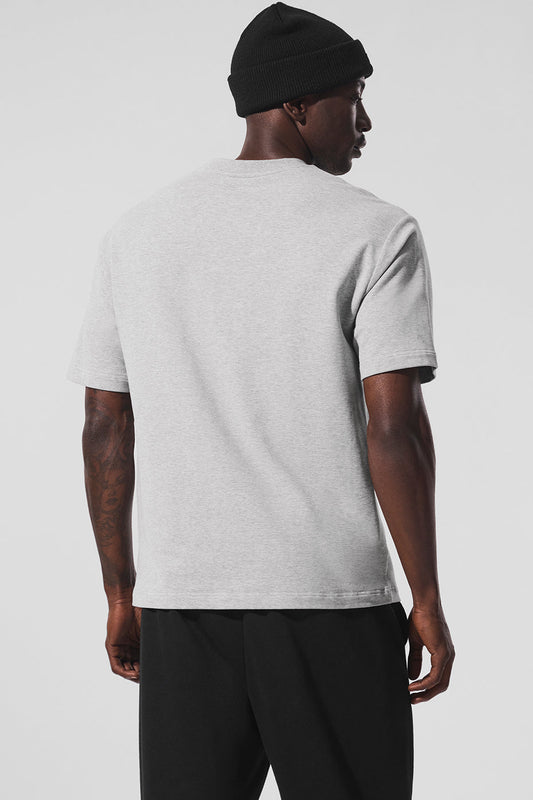 Double Take Shorts‑Sleeve — Athletic Heather Grey