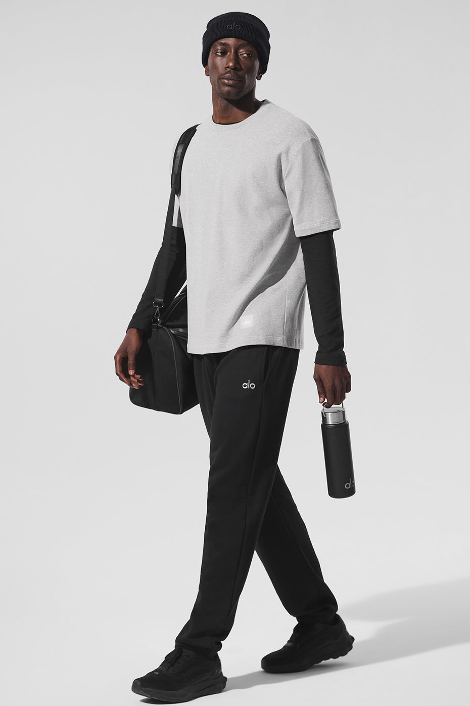 Double Take Shorts‑Sleeve — Athletic Heather Grey