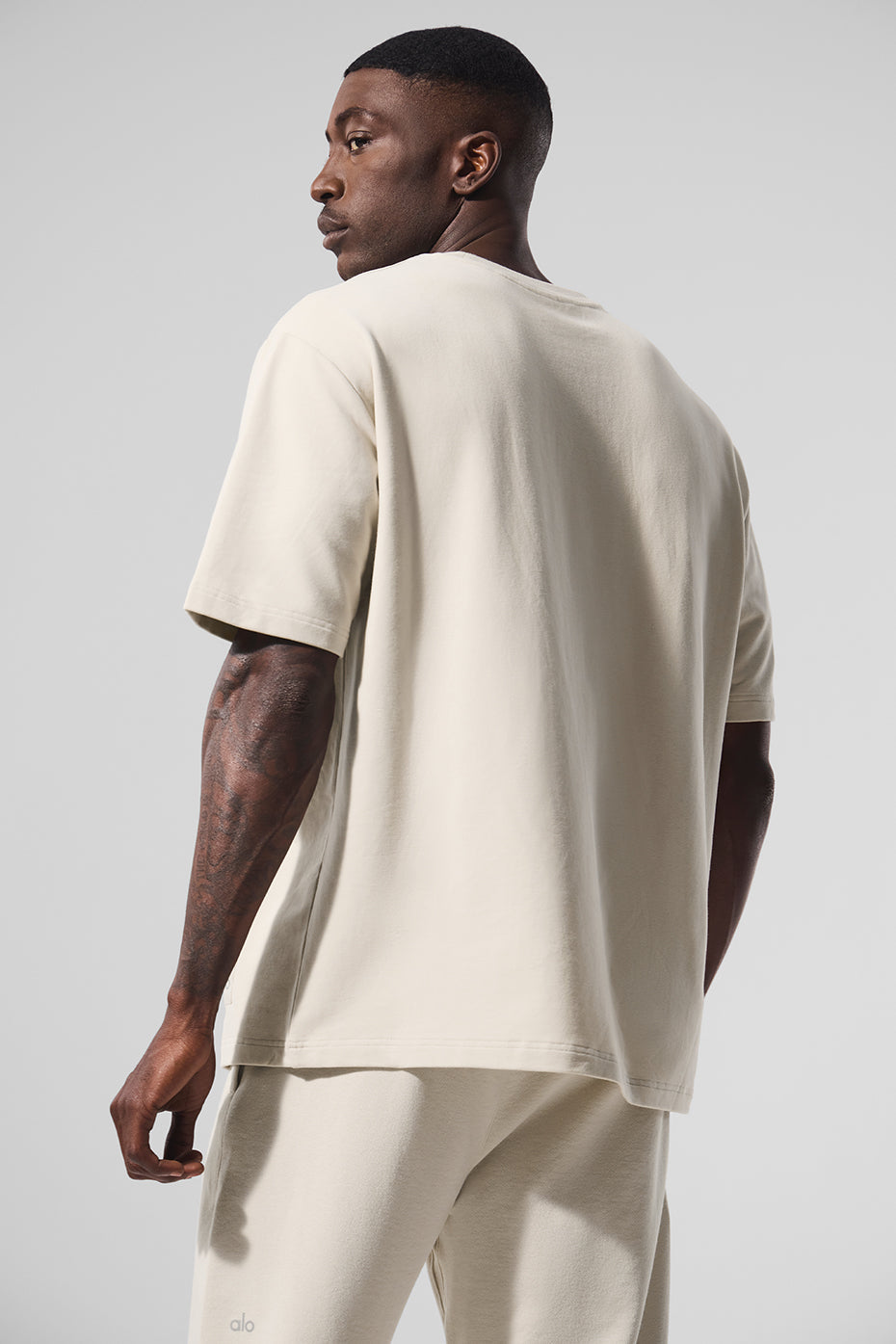 Double Take Shorts‑Sleeve — Bone