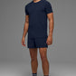 Vapor Crewneck Shorts‑Sleeve — Navy