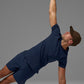 Vapor Crewneck Shorts‑Sleeve — Navy