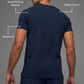 Vapor Crewneck Shorts‑Sleeve — Navy
