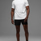 Vapor Crewneck Shorts‑Sleeve — White