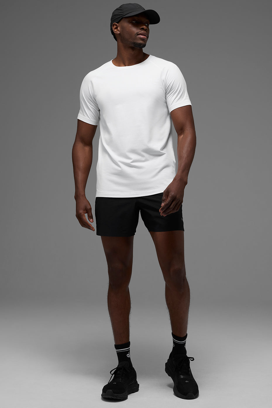 Vapor Crewneck Shorts‑Sleeve — White