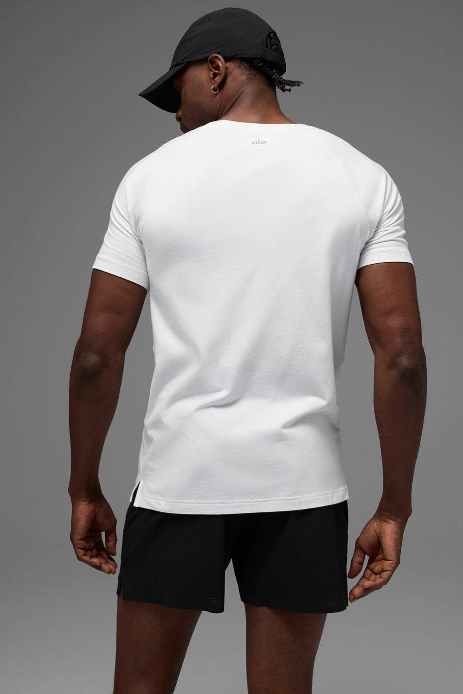 Vapor Crewneck Shorts‑Sleeve — White