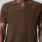 Open — Knit Polo — Espresso