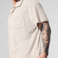 Coastal Terry Button Up — Bone