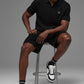 Sports Club Sweater Knit Polo — Black