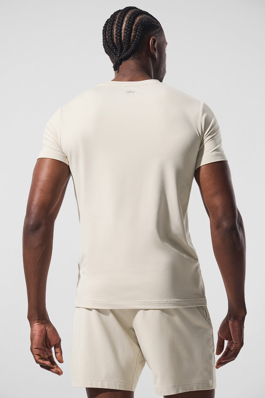 Conquer Reform Crewneck Shorts‑Sleeve — Bone