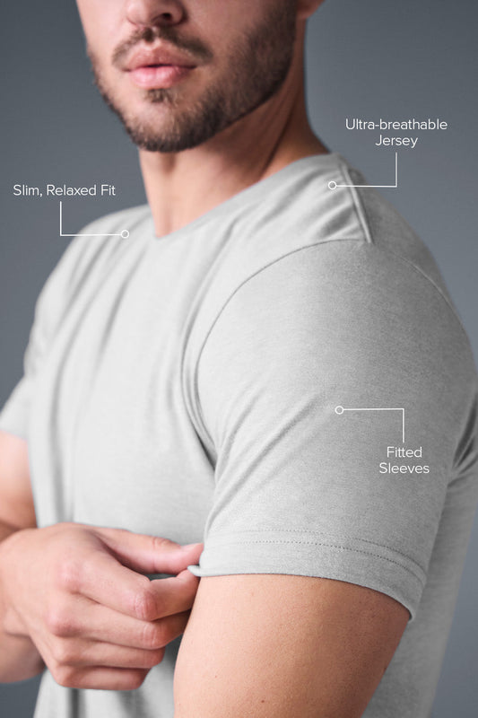 Triumph Tee — Athletic Heather Grey